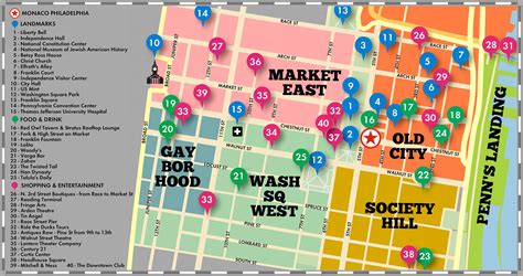 Philadelphia Map | Directions To Hotel Monaco, a Kimpton Hotel ...