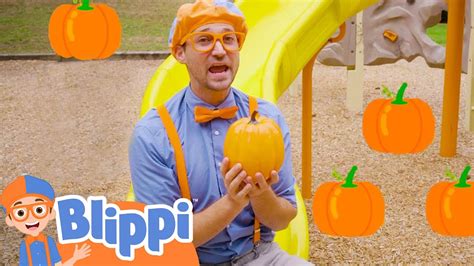 Blippi Visits Pumpkin Playground | Halloween Videos For Kids - YouTube