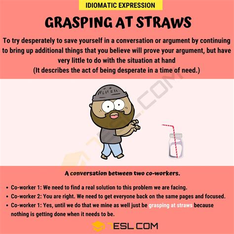 "Grasping at Straws" Meaning, Origin and Examples • 7ESL