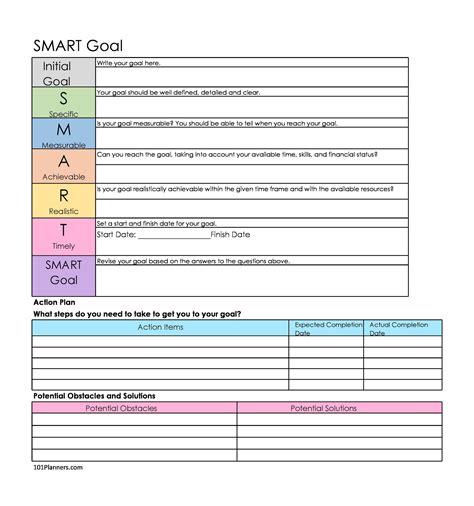 Smart Change Plan Worksheet - Worksheets For Kindergarten