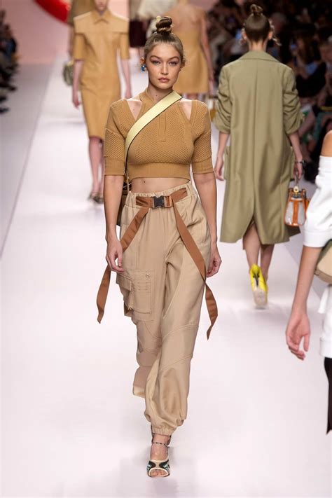 Gigi Hadid walks the runway for Fendi Fashion Show, Summer/Spring 2019 ...