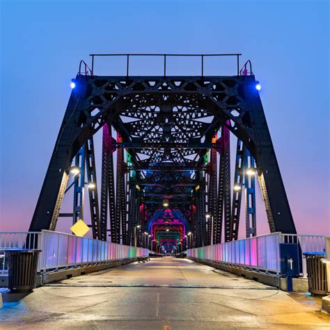 Big Four Bridge At Night Wall Art | Photography