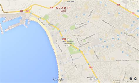 Map of Agadir