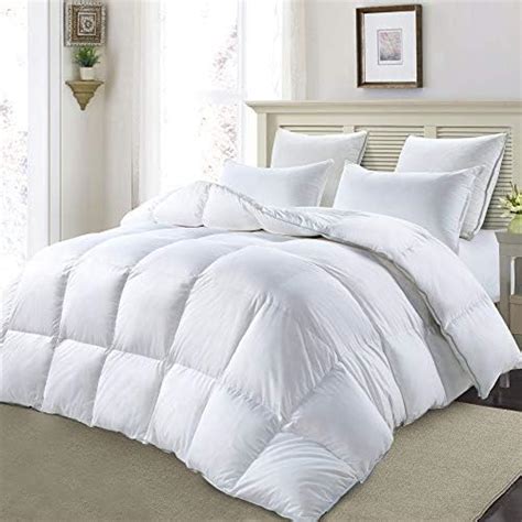 HOMBYS Natural Goose Down Duvet Super King Size 13.5 Tog Winter Warm Duvet Insert Classic Quilt ...