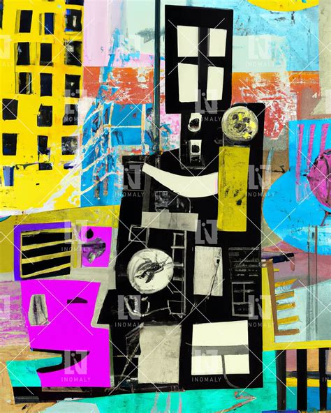 Abstract Art Print - Factory