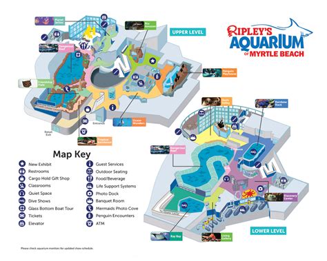 Ripley's Aquarium Map and Brochure (2020 - 2023) | ThemeParkBrochures.net