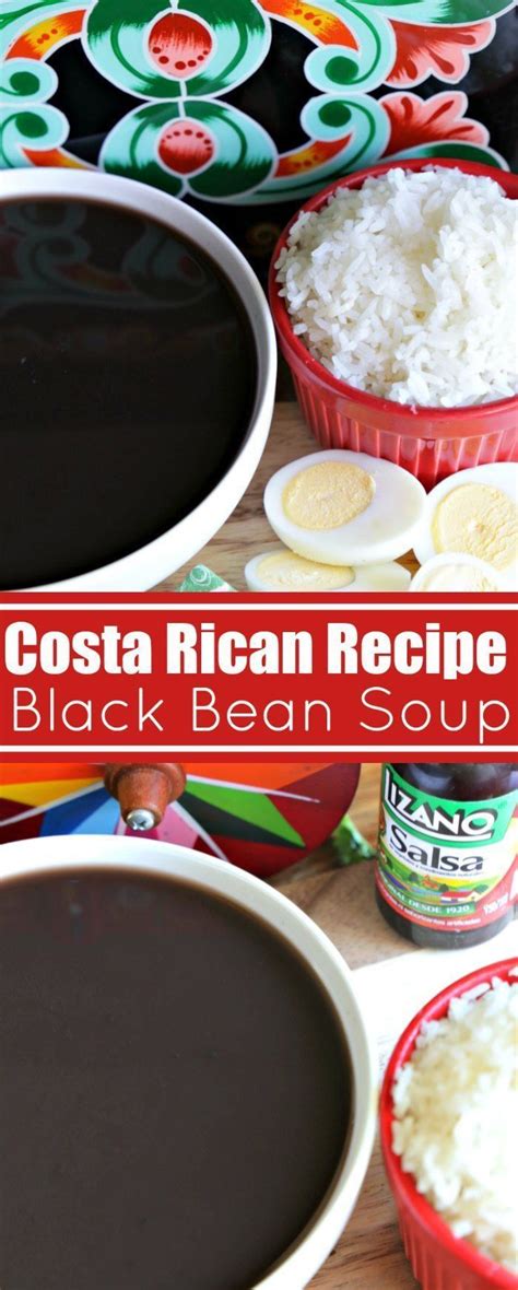 Traditional Costa Rican Sopa Negra | Recipe | Recipes, Vegetarian ...