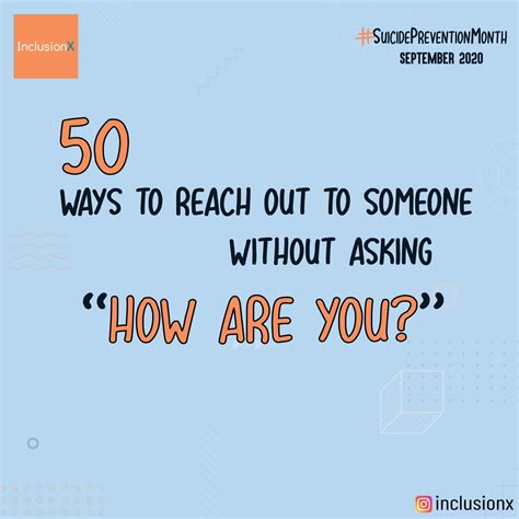 50 Ways To Reach Out to Someone Without Asking "How Are You?" - Welcome ...