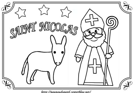 dessin tete saint nicolas