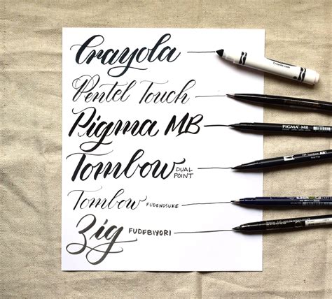 Six Amazing Brush Pens for Beginners – The Postman's Knock