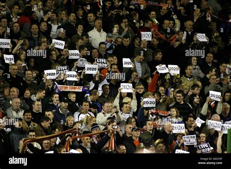 Luton Town fans show their support for Luton Town Football Club 2020 ...