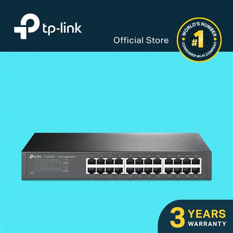 TP-Link TL-SG1024D 24-Port Gigabit Desktop/Rackmount Switch Network ...