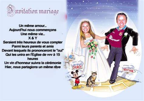 Invitation mariage drole et original ~ Invitation mariage - Carte mariage - Texte mariage ...