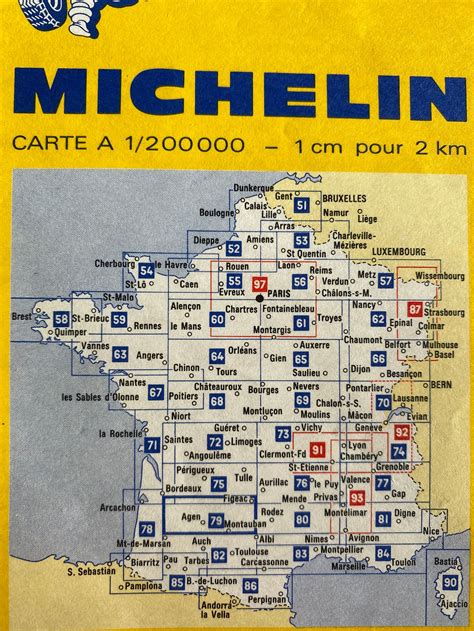 Michelin Maps of France1970s | Etsy