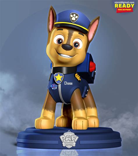 Chase - Paw Patrol The Movie 3D Model by Sinh Nguyen