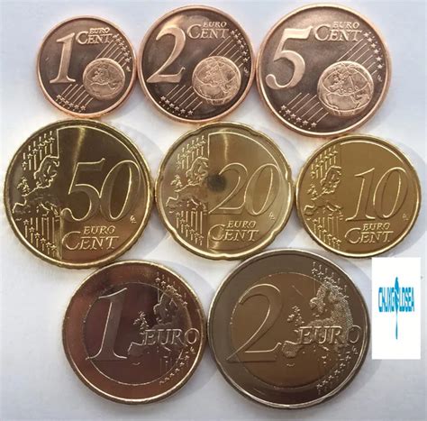 8pcs Estonia coin 2018 latest edition of the year the euro coins UNC ...