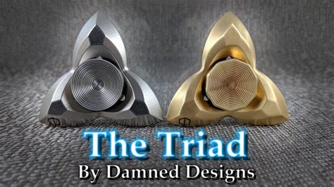 Damned Designs - Triad - Fidget Spinner Review - YouTube