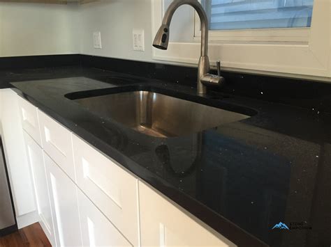 Black Quartz Countertops – Chicago – Stone Emporium – Quartz ...