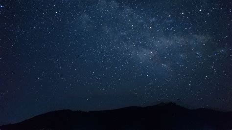 starry sky, night, space, stars 4k