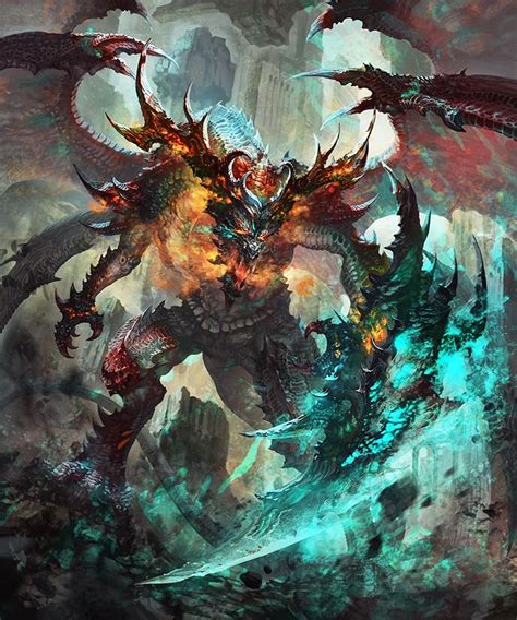 Dragon King type 2 by antilous | Dragões, Monstros lendários, Criatura lendária