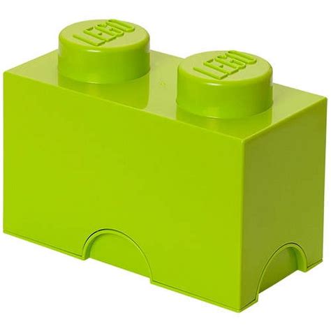 LEGO Storage Brick 2, Light Yellowish Green - Walmart.com