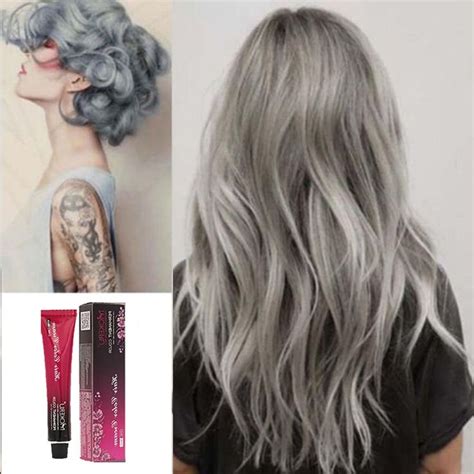 dye rambut warna kelabu - Kylie Alsop