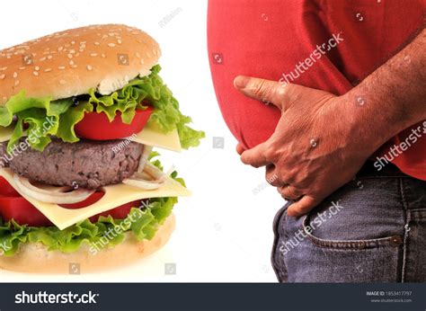 Concept Obesity Related Junk Food Stock Photo 1853417797 | Shutterstock