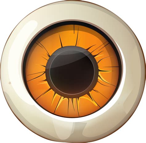 3D Spooky Halloween Eye. Vector Illustration EPS10 25337771 PNG