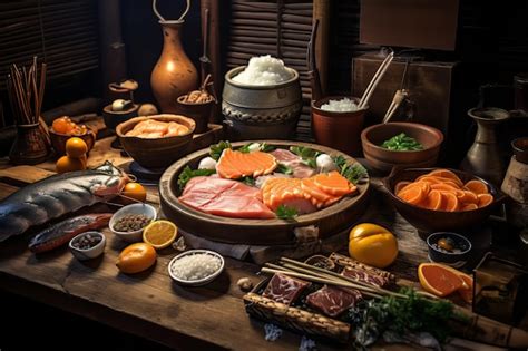 Premium AI Image | Exploring Japanese Food Culture Stock Photography