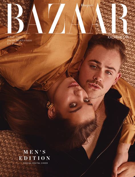 Dacre Montgomery and Liv Pollock - Harper's Bazaar Kazakhstan Cover ...