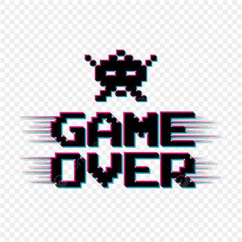 Game Over Pixel Vector PNG Images, Game Over Pixel Art Design Vector Element, Game, Pixel ...