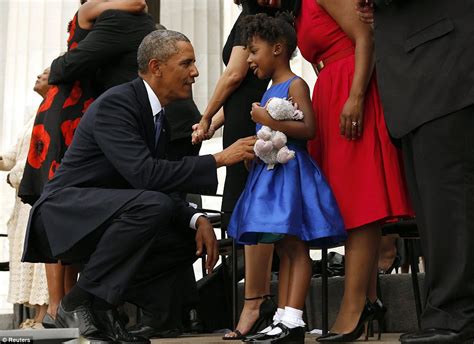 Martin Luther King's granddaughter, 5, steals the show at 50th ...