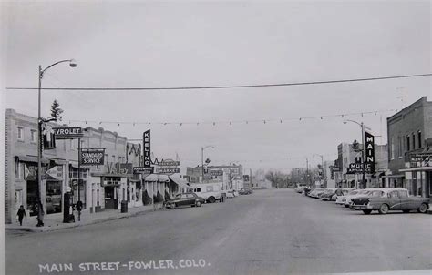 Fowler Colorado in the late 50's | Colorado, Street view, Southeastern