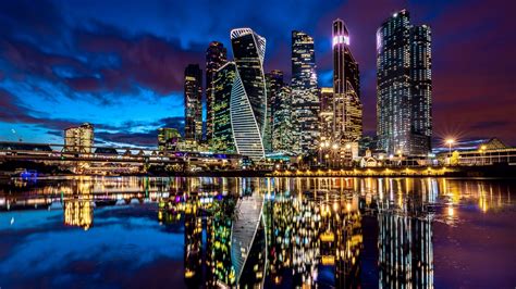 1920x1080 Resolution Moscow HD Cityscape Photography 1080P Laptop Full HD Wallpaper - Wallpapers Den