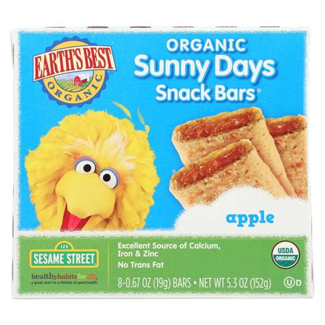 Earth's Best Elmo's Organic Sunny Days Non-GMO, Healthy Baby Food Snack ...