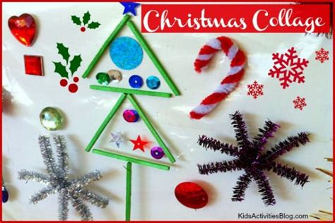 {Christmas Art} Make a Collage Kids Activities Blog