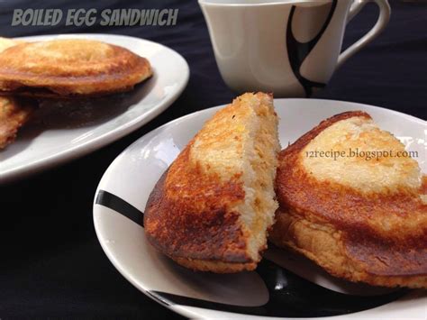 Boiled Egg Sandwich - Recipe Book