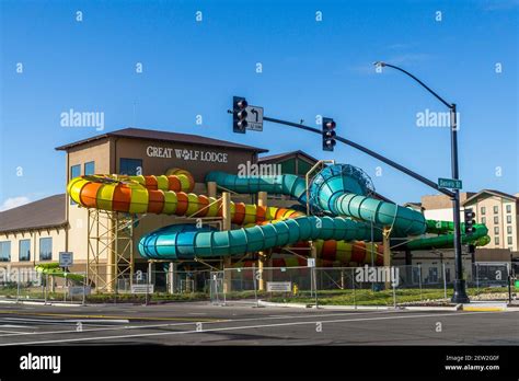 Great Wolf Lodge indoor water park in Manteca California USA Stock Photo - Alamy