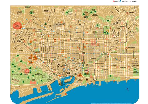 Barcelona City Map :: Behance