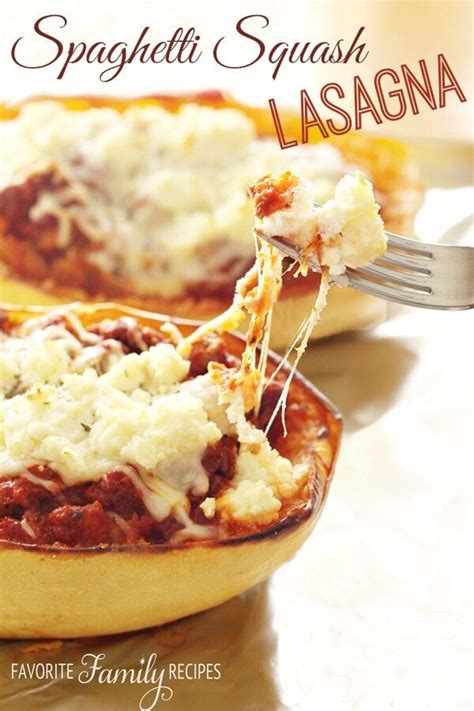 Spaghetti Squash Lasagna | Favorite Family Recipes