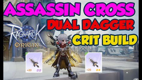 ASSASSIN CROSS DUAL DAGGER CRIT BUILD RED CUT/CRIMSON SLASH - RAGNAROK ...