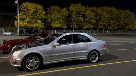 2002 Mercedes-Benz C32 AMG 1/4 mile trap speeds 0-60 - DragTimes.com