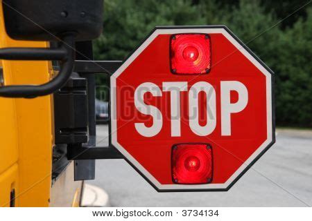 School Bus Stop Sign Image & Photo (Free Trial) | Bigstock