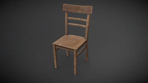 Wooden Chair - Download Free 3D model by Zian (@zian_0912) [fd172ee ...