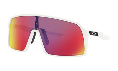 Oakley sutro fietsbril mat wit - prizm road lens