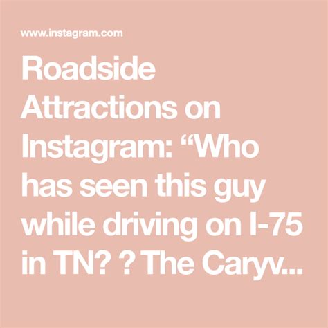 Roadside Attractions on Instagram: “Who has seen this guy while driving on I-75 in TN? 🐉 The ...