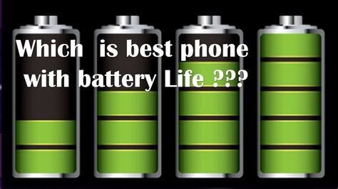 Which is the best phone with battery Life ??? - YouTube