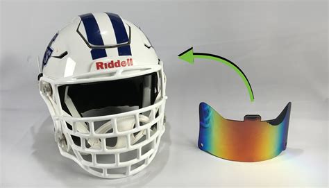 How to Put a Visor on a Football Helmet - HelmeTing