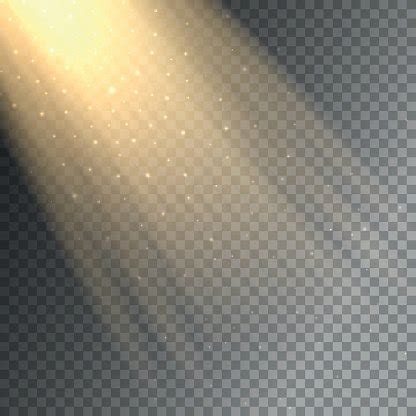 Ray Of Light On Transparent Background Stock Clipart | Royalty-Free ...