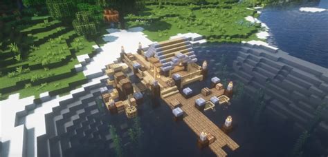 Minecraft Old Fishing Dock Ideas and Design